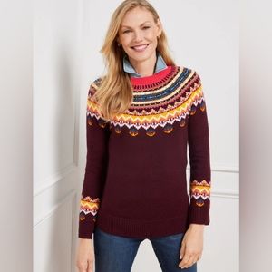 Talbots Fair Isle Sweater 2xp